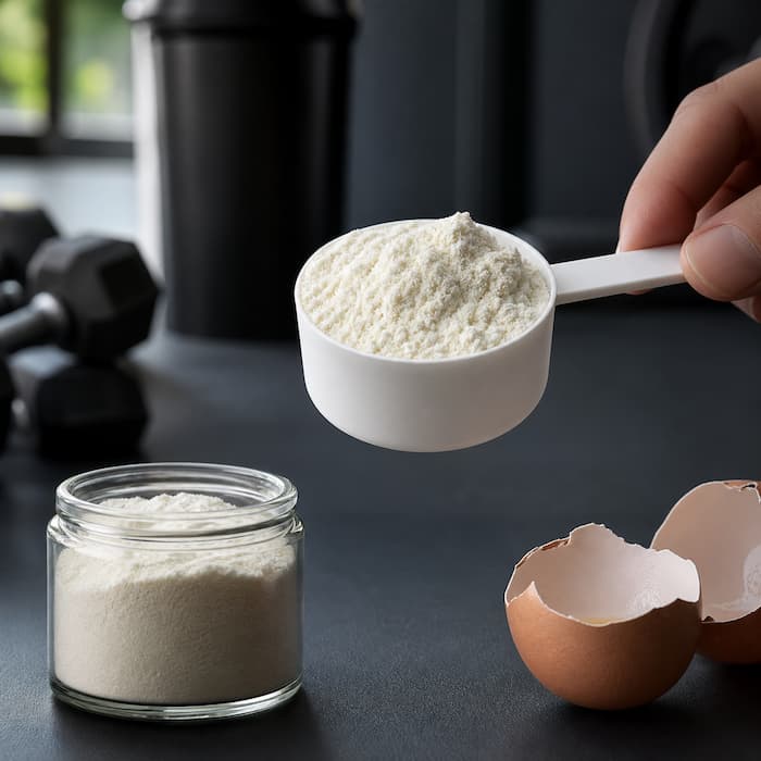 پودر سفیده تخم مرغ برای بدنسازی